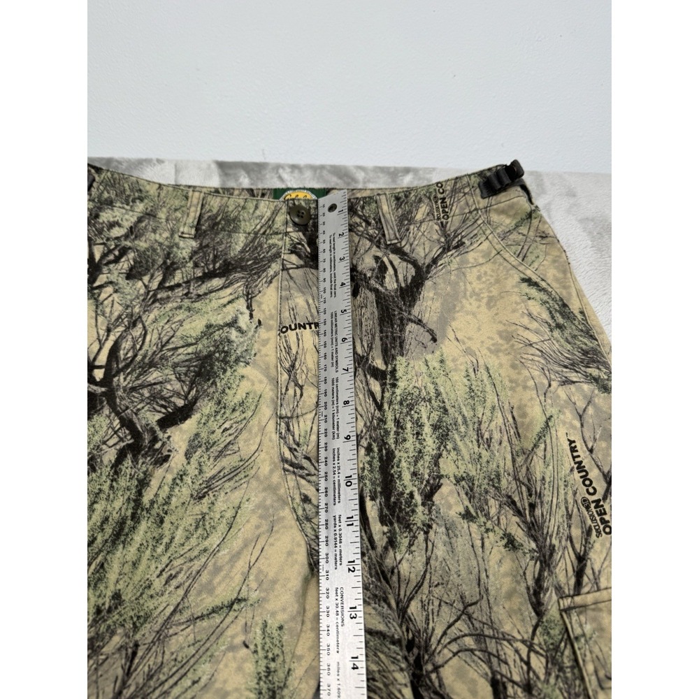 Cabelas Camo Cargo Pants Mens 34 Seclusion Open Country Hunting 90s Y2K Vintage - Picture 9 of 11